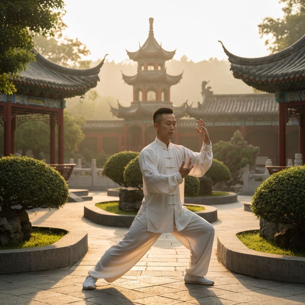 Traditional Asian morning routine